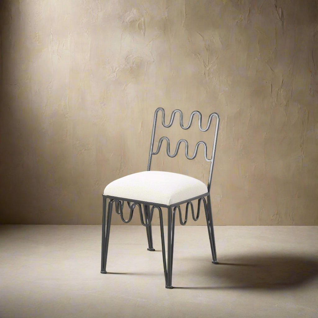 Ripple Dining Side Chair - Metal Frame