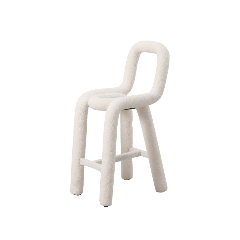 Pipeline Counter Stool-France & Son-FXS1862WHT-Bar Stools-1-France and Son