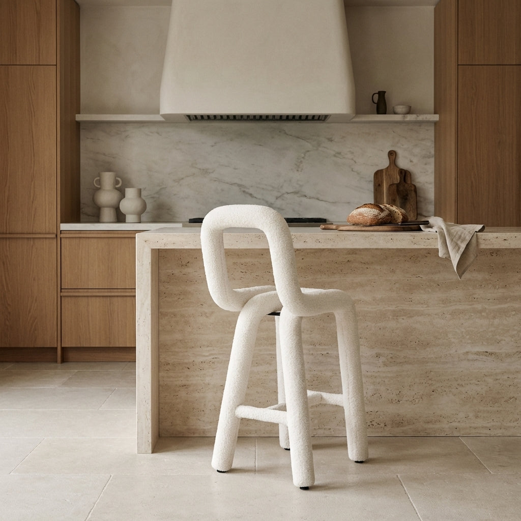 Bold Counter Stool - Limited Edition Shearling