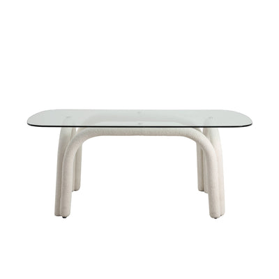 Pipeline Dining Table - Rectangle-France & Son-FXT1885WHT-Dining Tables-1-France and Son