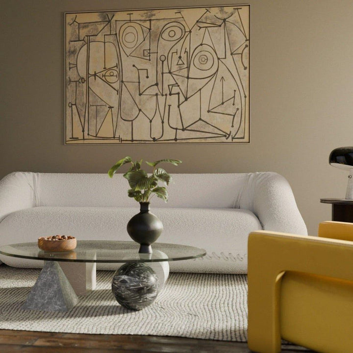 Becchi Sofa Bed-France & Son-FYS0123OWHT-Sofas-2-France and Son