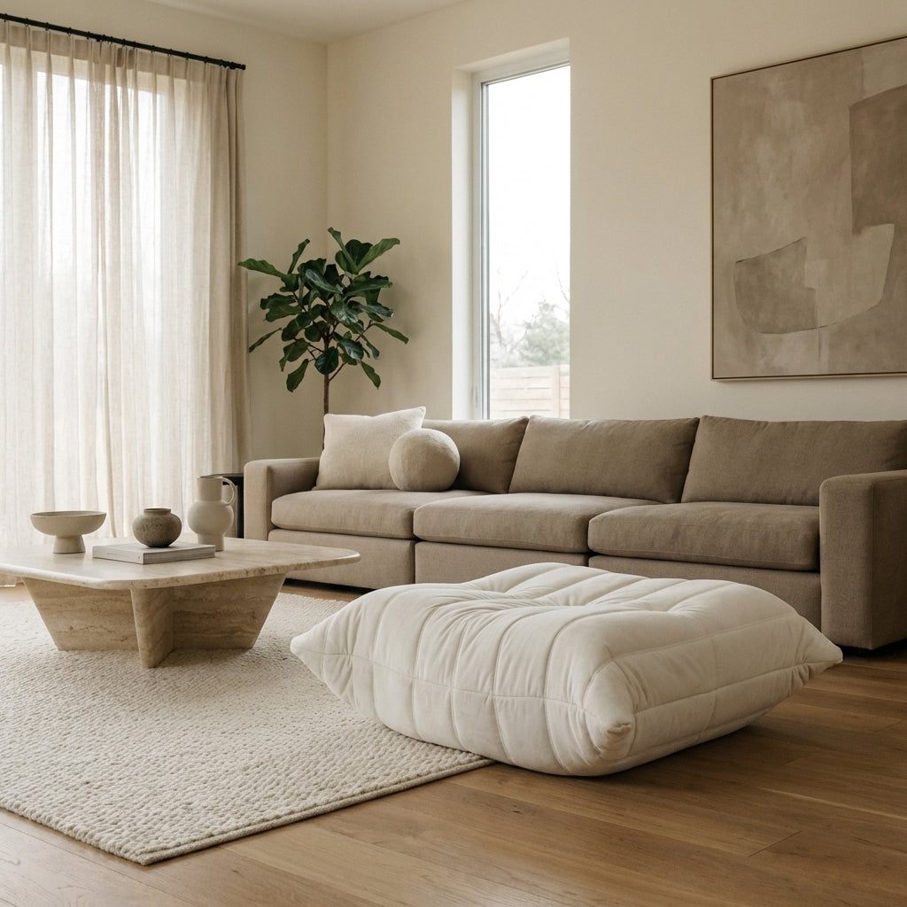Lounge Ottoman - Velvet