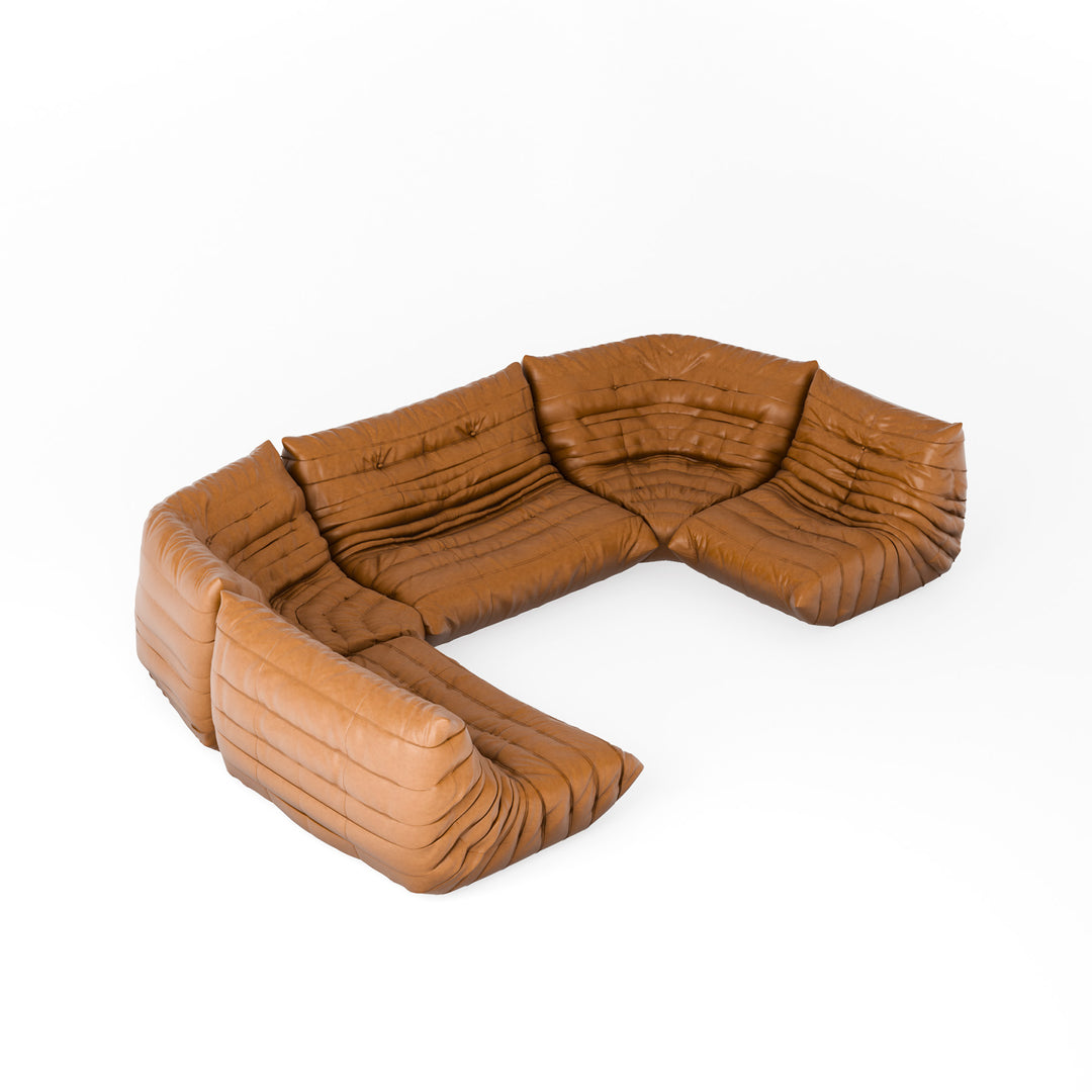 Lazy Lounger Sectional - Leather