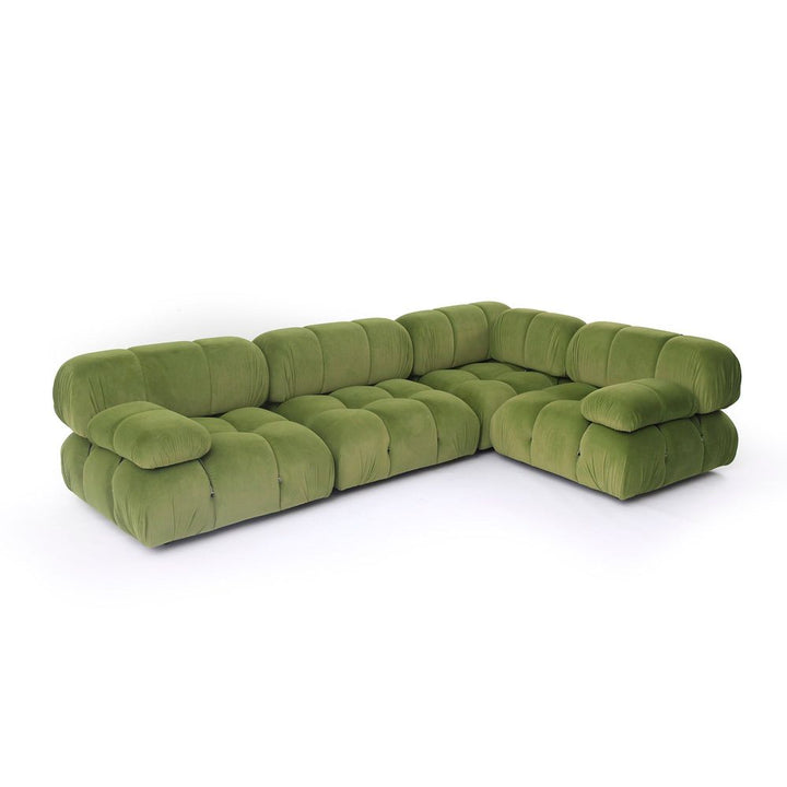 Grappolo Modular Sectional Sofa Set - Green