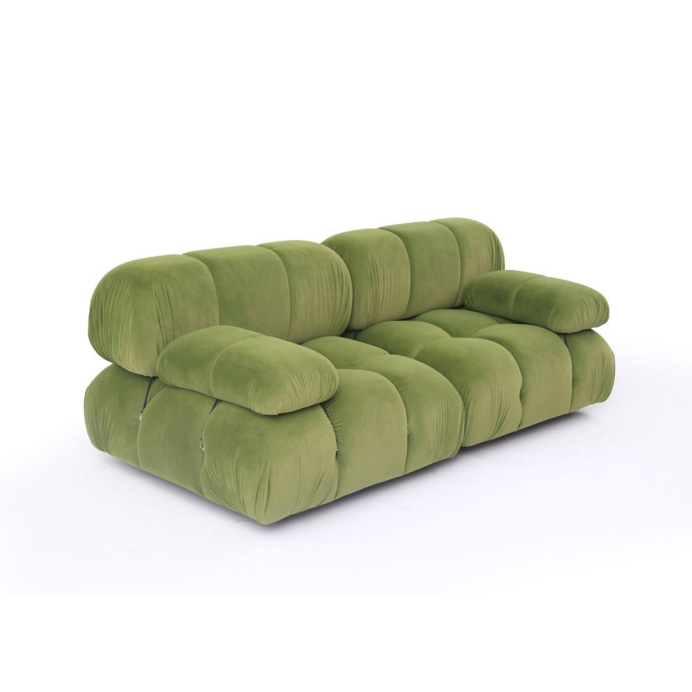 Grappolo Modular Sectional Sofa Set - Green