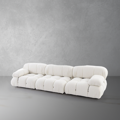 Bellini Modular Sofa Parts - Boucle-France & Son-FYS0761LOWHT-SectionalsLeft Arm Part (When Facing)-1-France and Son