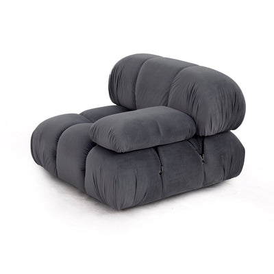 Bellini Modular Sofa Parts - Velvet-France & Son-SectionalsGrey-Right Arm Part (When Facing)-22-France and Son