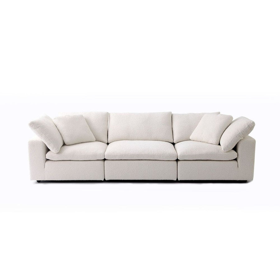 Sectionals Plush Modular Sectional - Off White Boucle