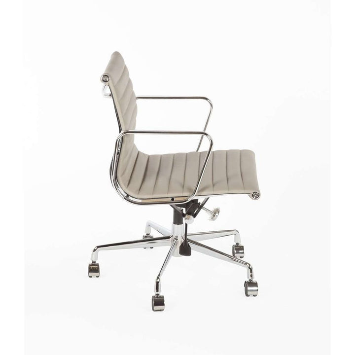 Darko Leather Office Chair-FAS REPRO-FZC1022GREY-Task Chairs-2-France and Son