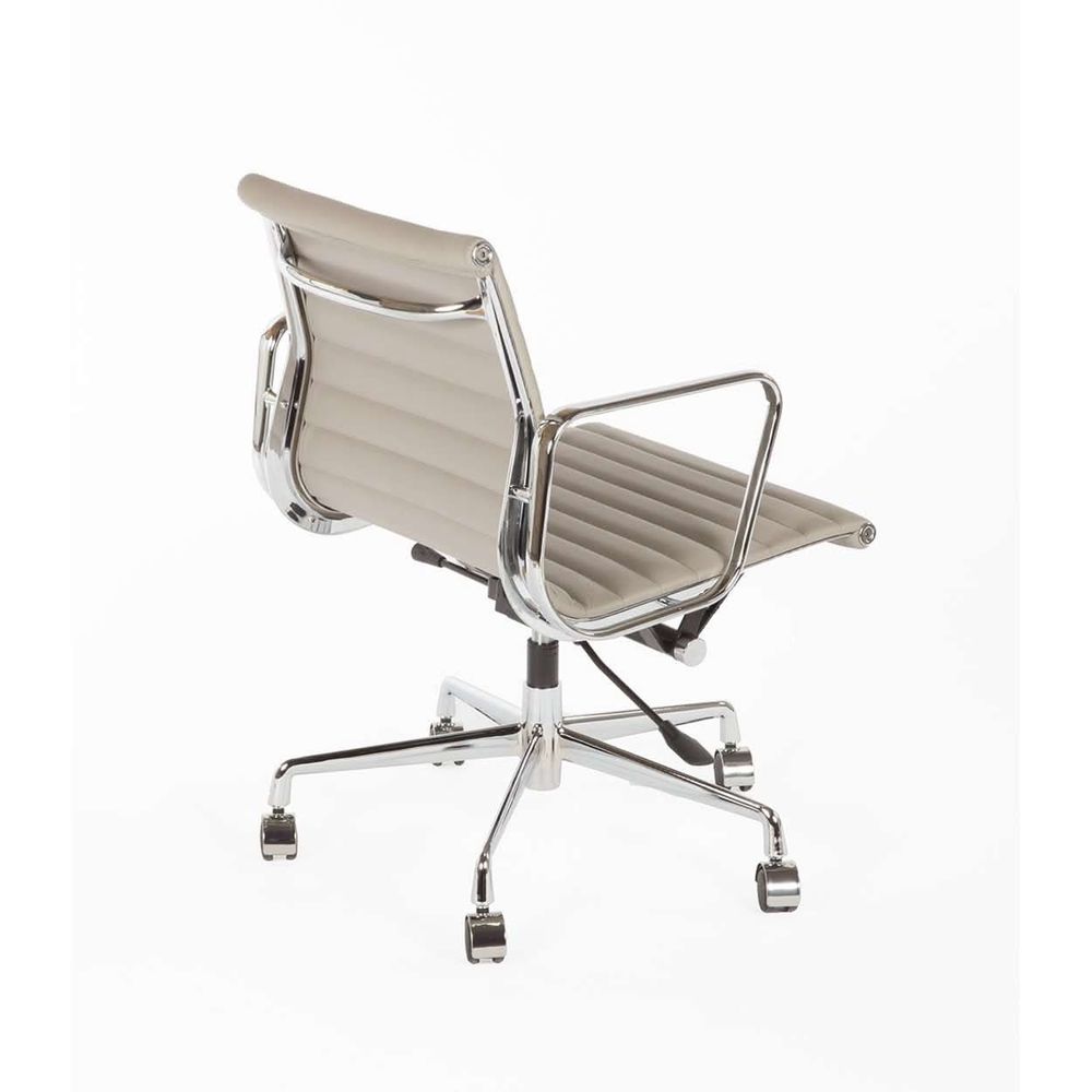 Darko Leather Office Chair-FAS REPRO-FZC1022GREY-Task Chairs-3-France and Son