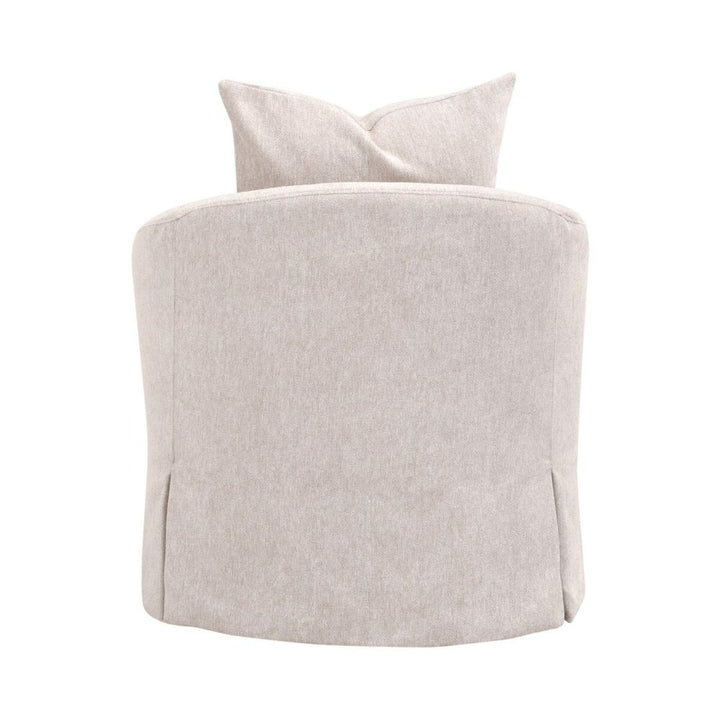 Faye Slipcover Swivel Club Chair