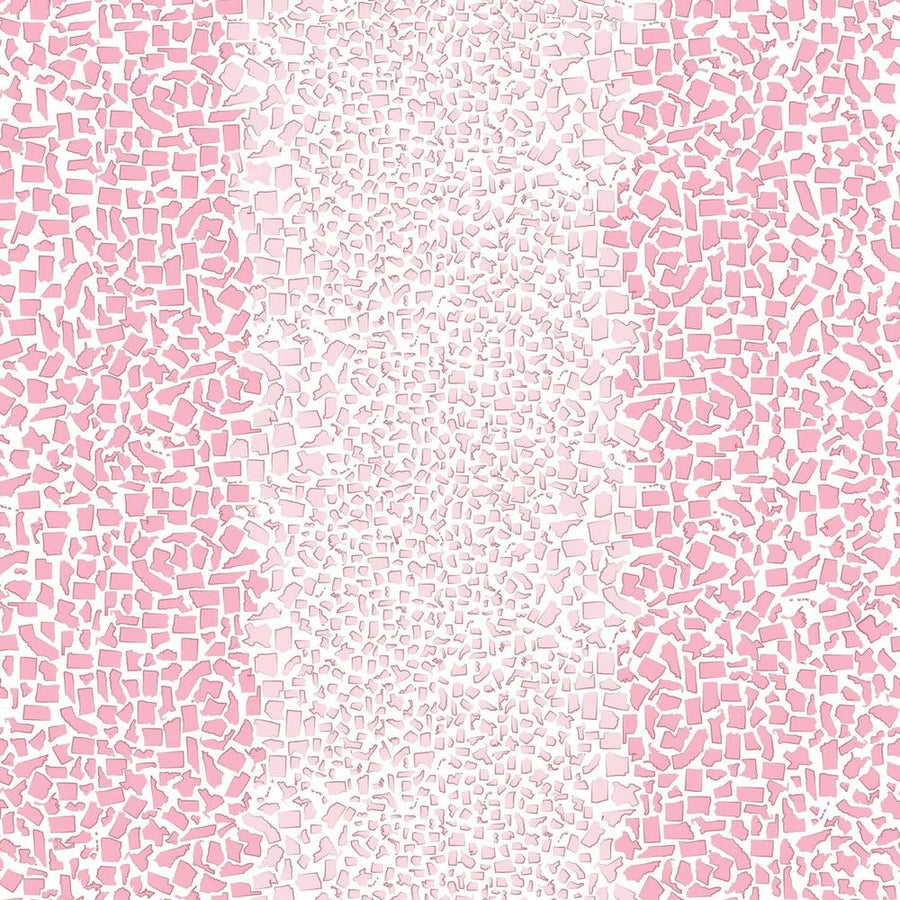 Honey & Hank Fifty States Shagreen Wallpaper-Mitchell Black-MITCHB-WCHH102-BH-PM-10-Wall DecorPatterns Blush-Premium Matte Paper-1-France and Son
