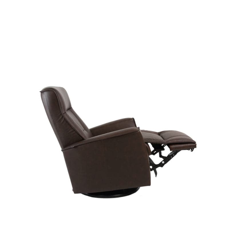 Harstad Small Power Swing Relaxer-Fjords-FJORDS-552116P-120-Lounge ChairsNordic Line Leather 120 Havana-2-France and Son