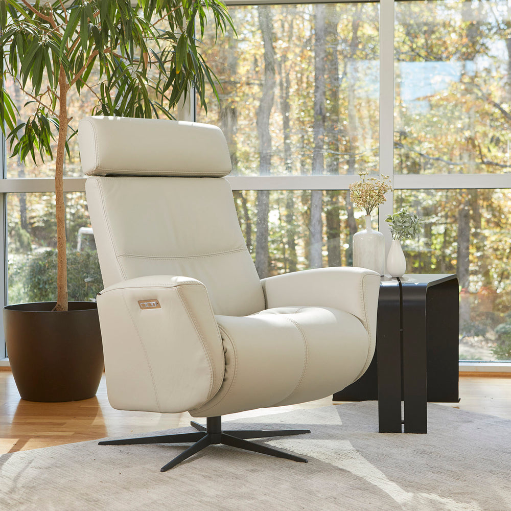 Magnus Recliner with Battery-Fjords-FJORDS-852116PB-205-Lounge ChairsMedium-Shadow Grey-2-France and Son