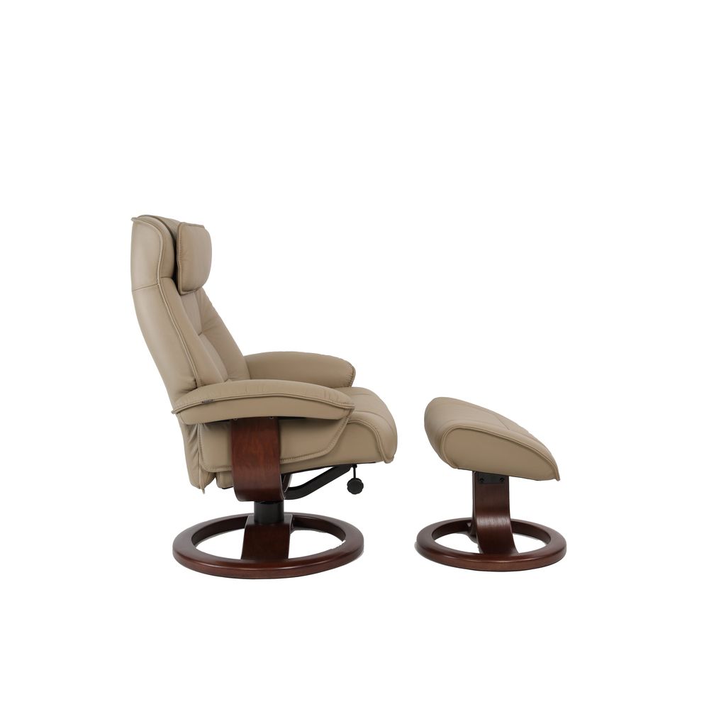 Lounge Chairs: Recliners Mustang R Recliner with Footstool