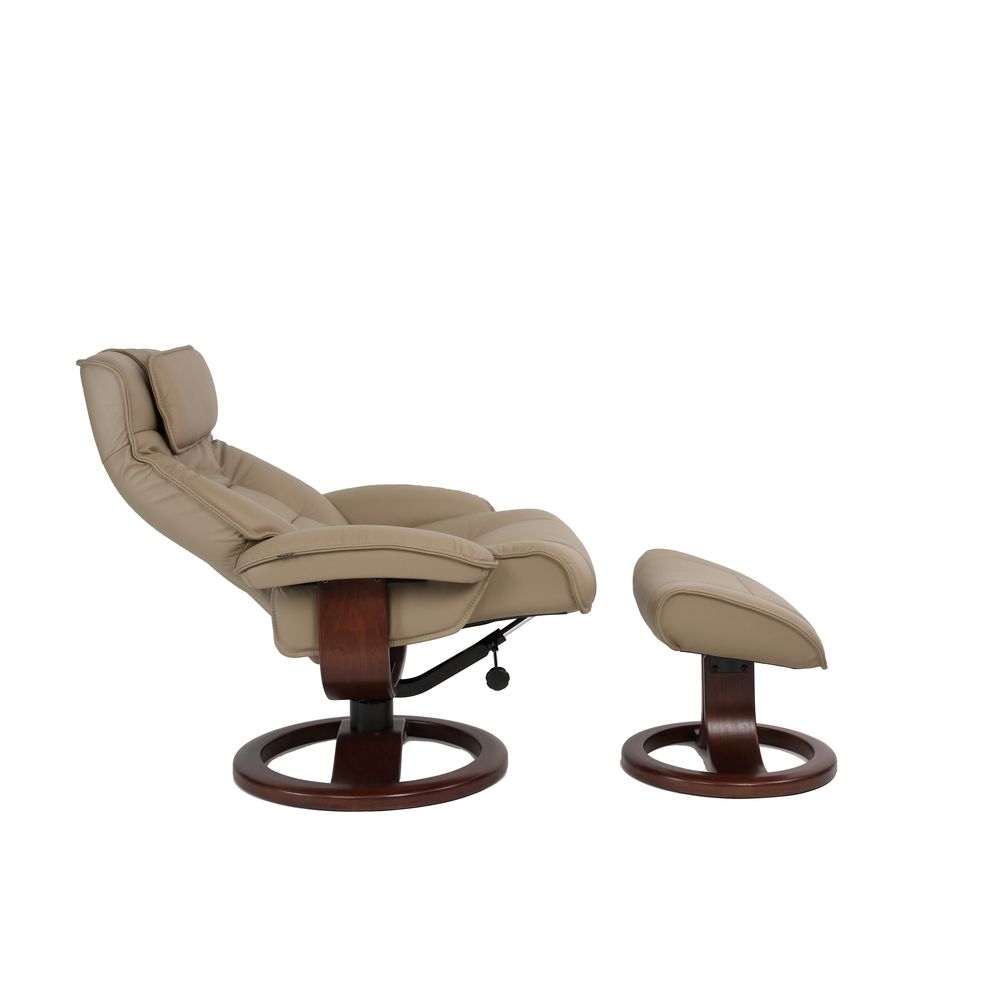 Lounge Chairs: Recliners Mustang R Recliner with Footstool
