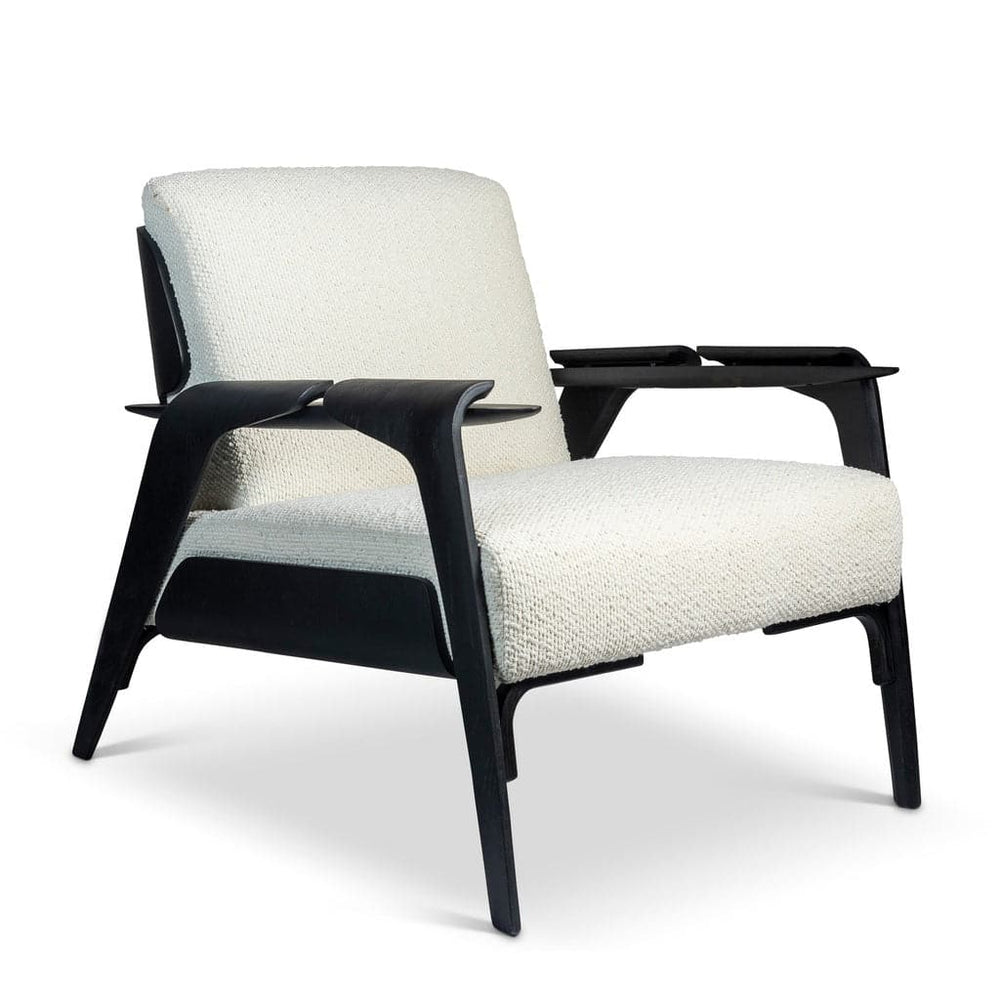 Fly Accent Chair-Urbia-URBIA-BMJ-72141-04-Lounge ChairsIvory and Black-2-France and Son
