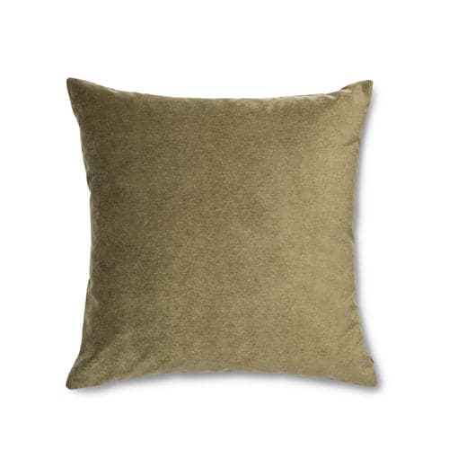 Fresco Velvet Pillow-Ann Gish-ANNGISH-PWFV2020-KHA-BeddingKhaki-20"x20"-8-France and Son