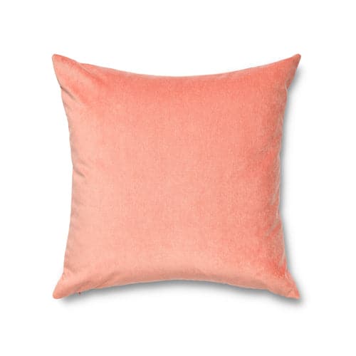 Fresco Velvet Pillow-Ann Gish-ANNGISH-PWFV2020-RHU-BeddingRhubarb-20"x20"-14-France and Son