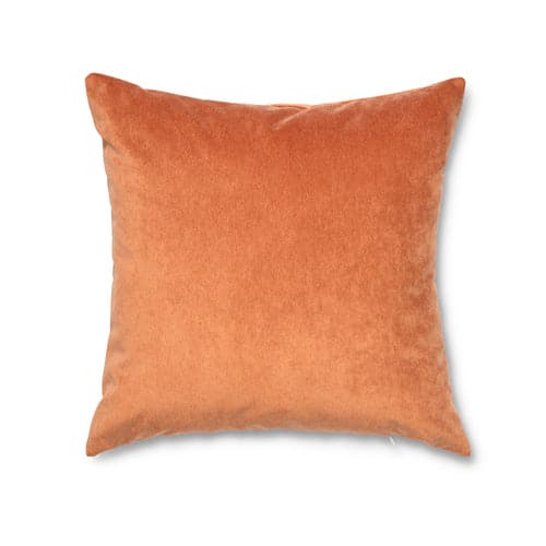 Fresco Velvet Pillow-Ann Gish-ANNGISH-PWFV2020-TER-BeddingTerra Cotta-20"x20"-20-France and Son