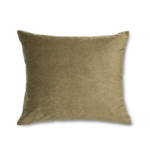 Fresco Velvet Pillow-Ann Gish-ANNGISH-PWFV3630-KHA-BeddingKhaki-3-France and Son