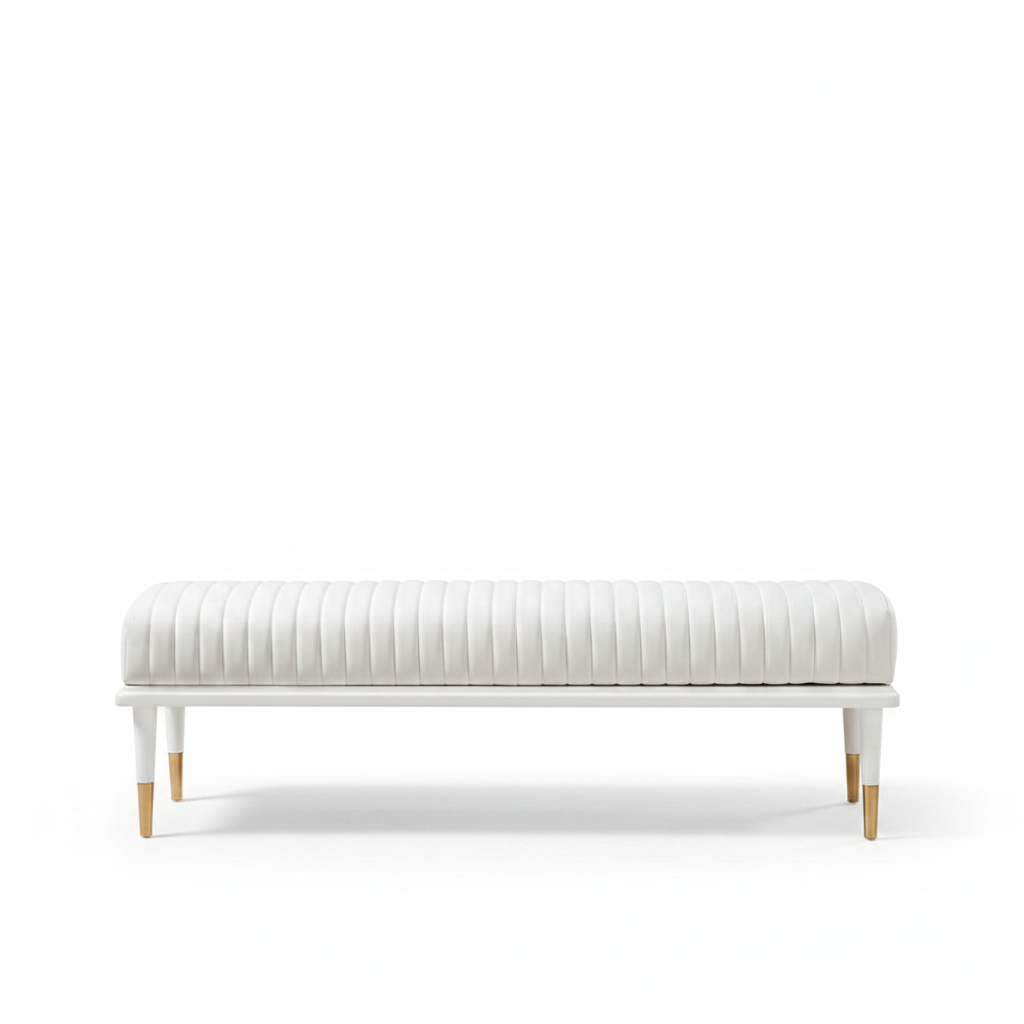Stanford End-Of-Day Bench - White