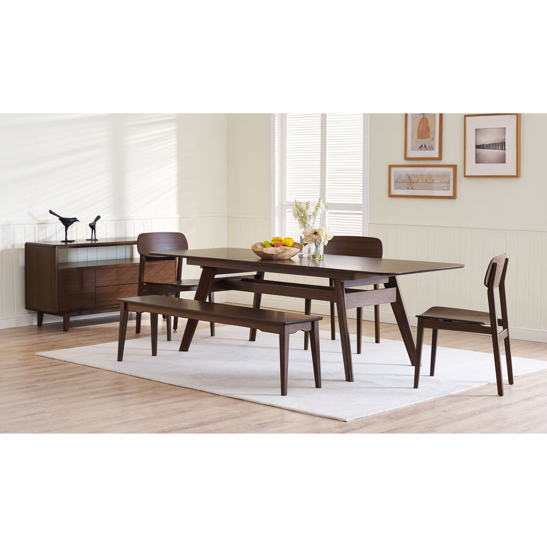 Currant 72 - 92" Extendable Dining Table - Black Walnut