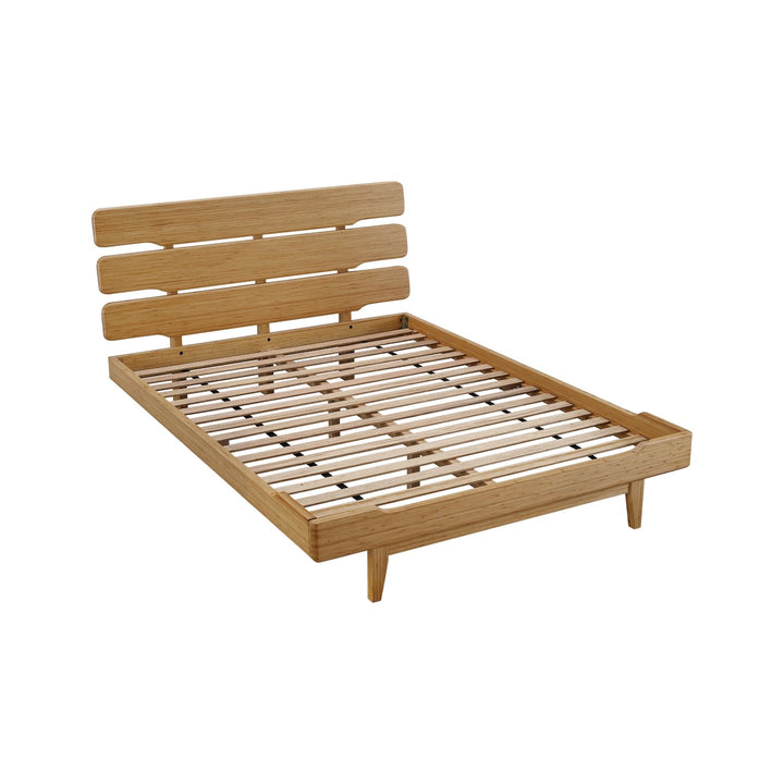 Currant Queen Platform Bed - Caramelized