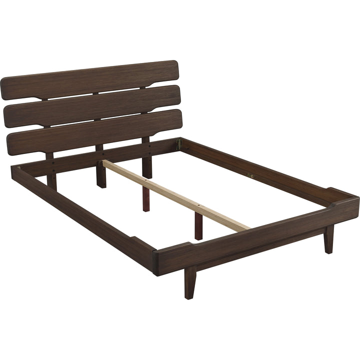 Currant Queen Platform Bed - Oiled Walnut