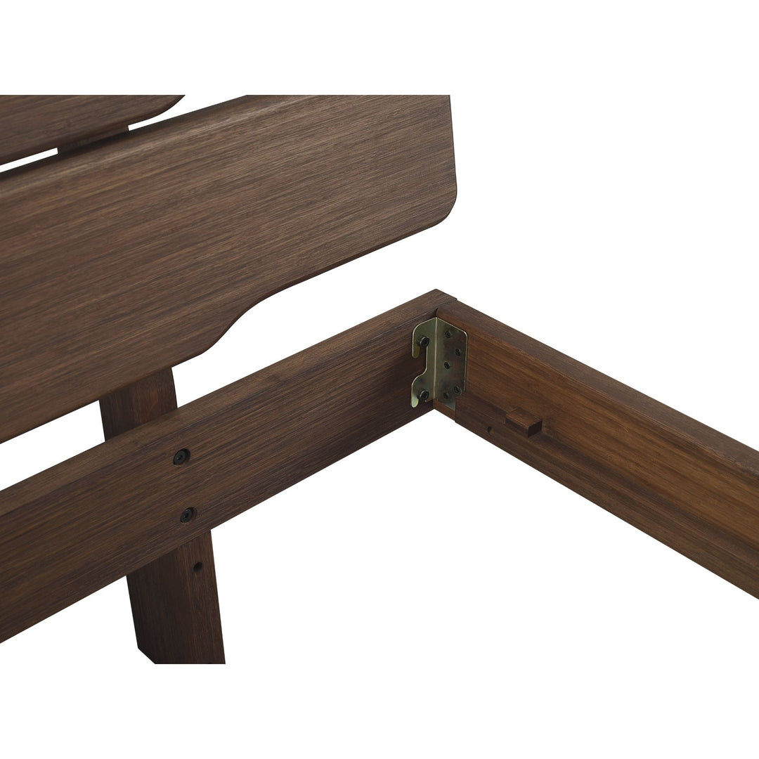 Currant Eastern King Platform Bed - Oiled Walnut