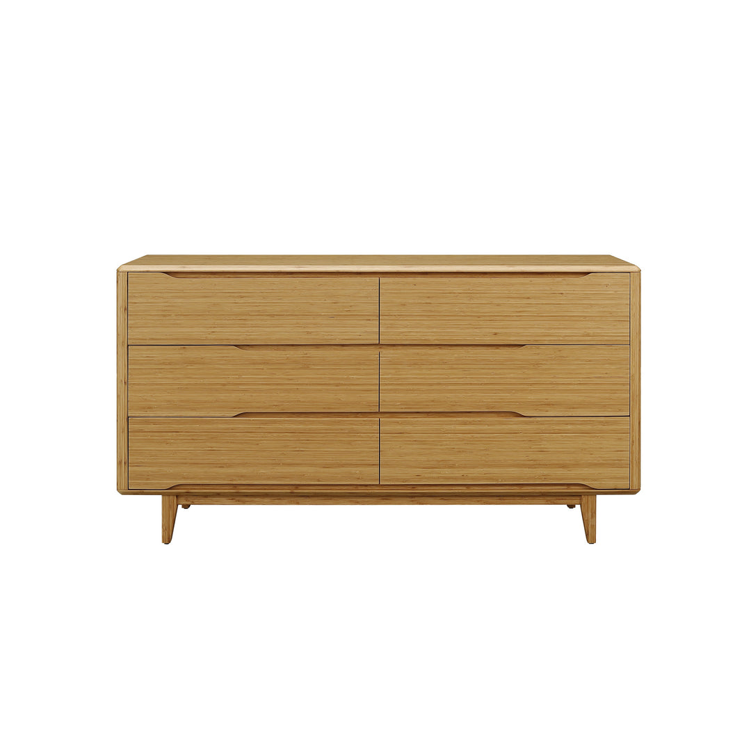 Currant Six Drawer Double Dresser - Caramelized