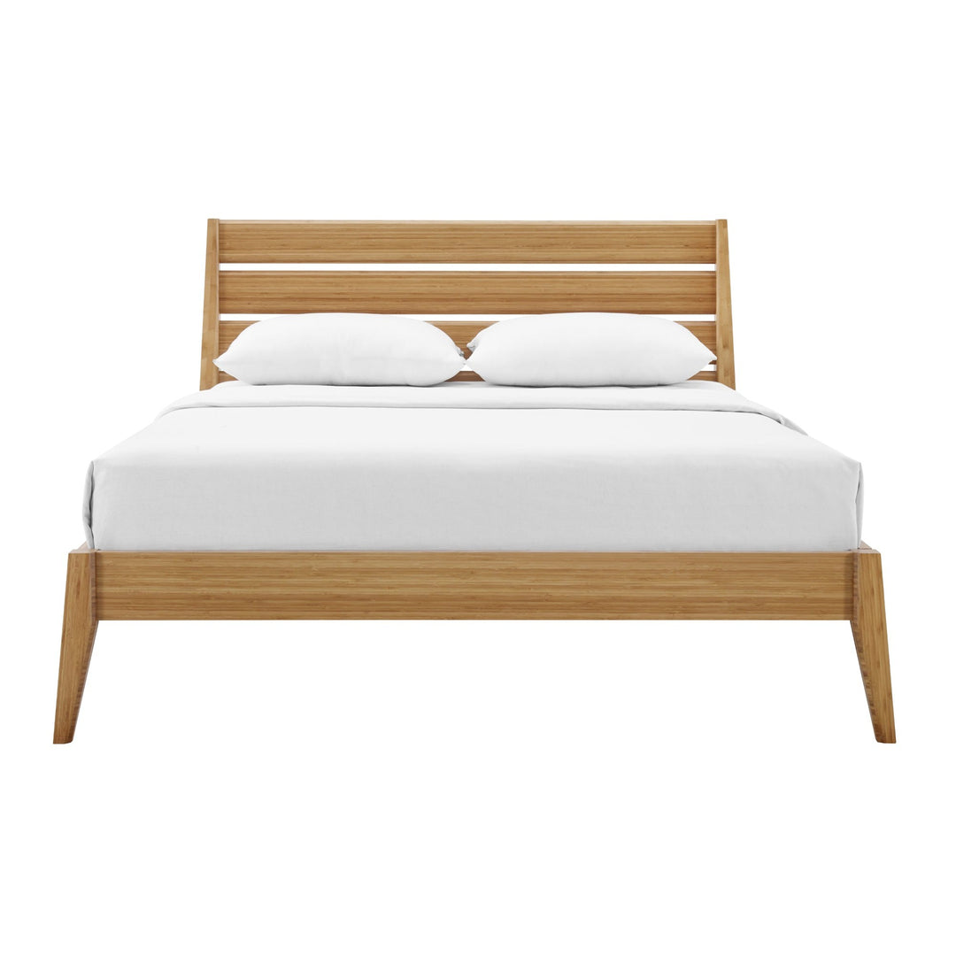 Sienna Queen Platform Bed - Caramelized