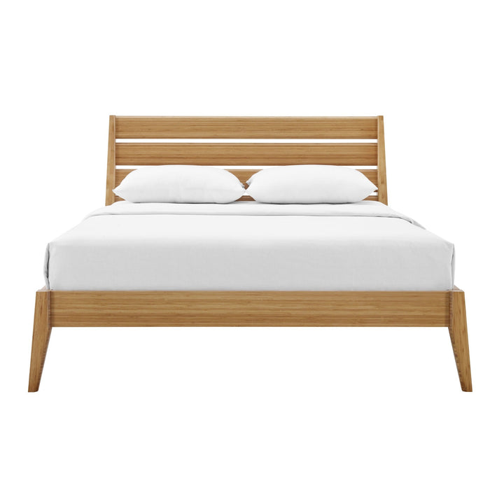 Sienna Eastern King Platform Bed - Caramelized