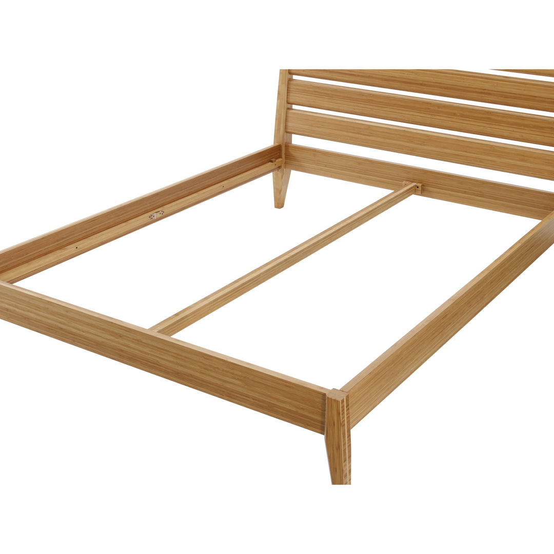 Sienna Eastern King Platform Bed - Caramelized