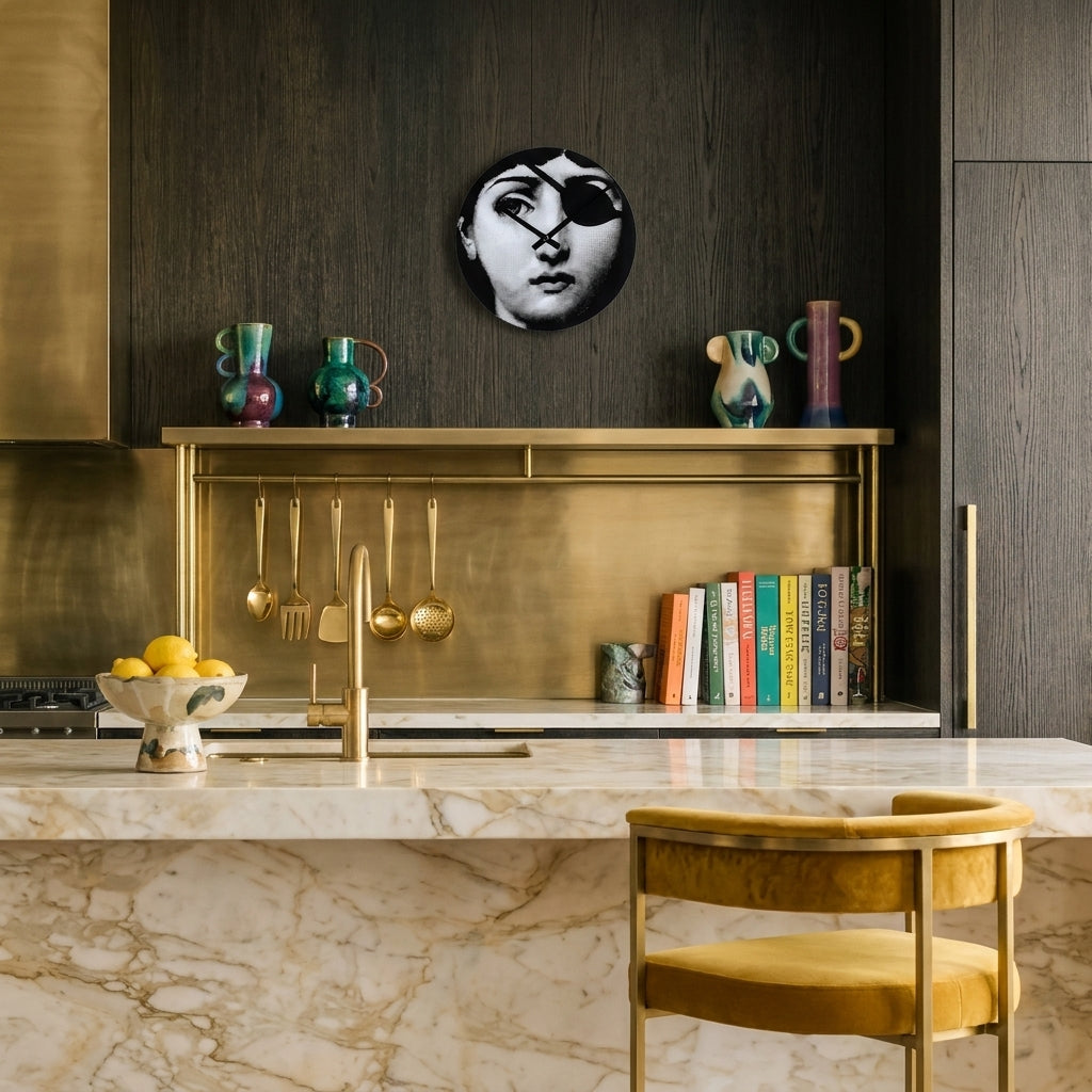 Glass Face Clock