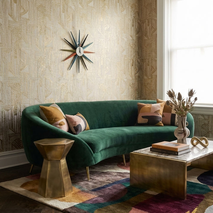 Sunburst Clock - Multi-color
