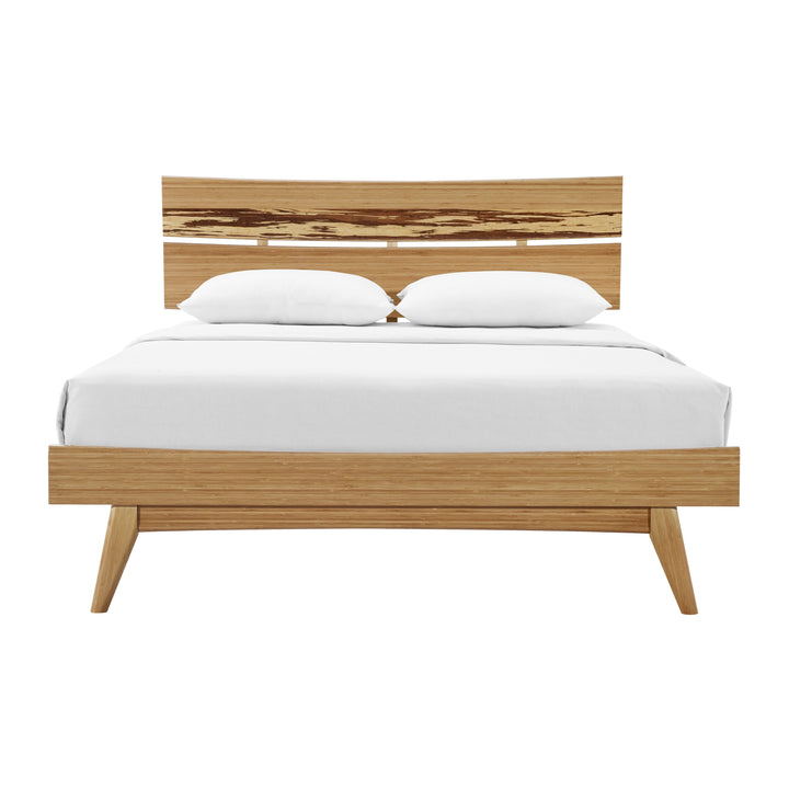 Azara Queen Platform Bed - Caramelized