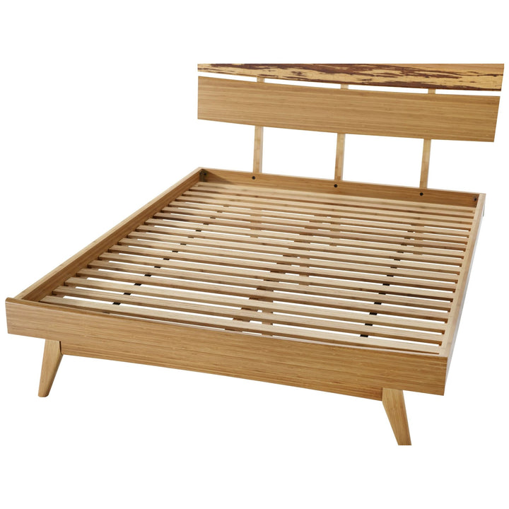 Azara Queen Platform Bed - Caramelized