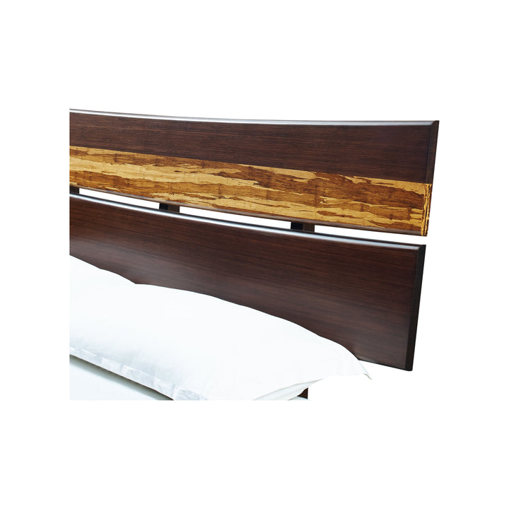 Azara California King Platform Bed - Sable