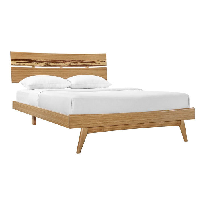 Azara Eastern King Platform Bed - Caramelized