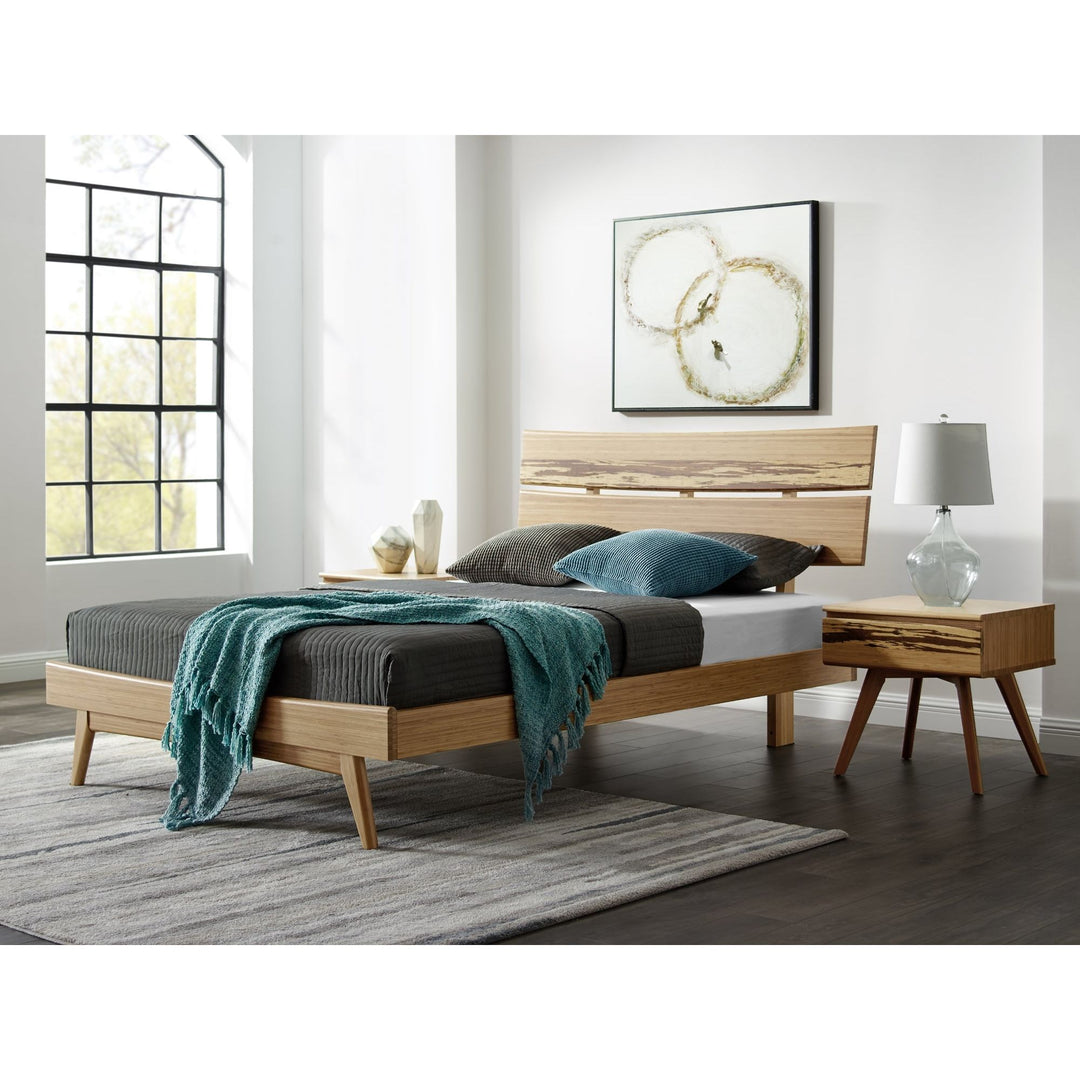 Azara Eastern King Platform Bed - Caramelized