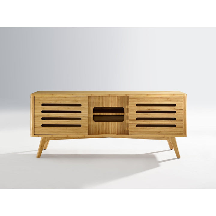 Azara Media Cabinet - Caramelized