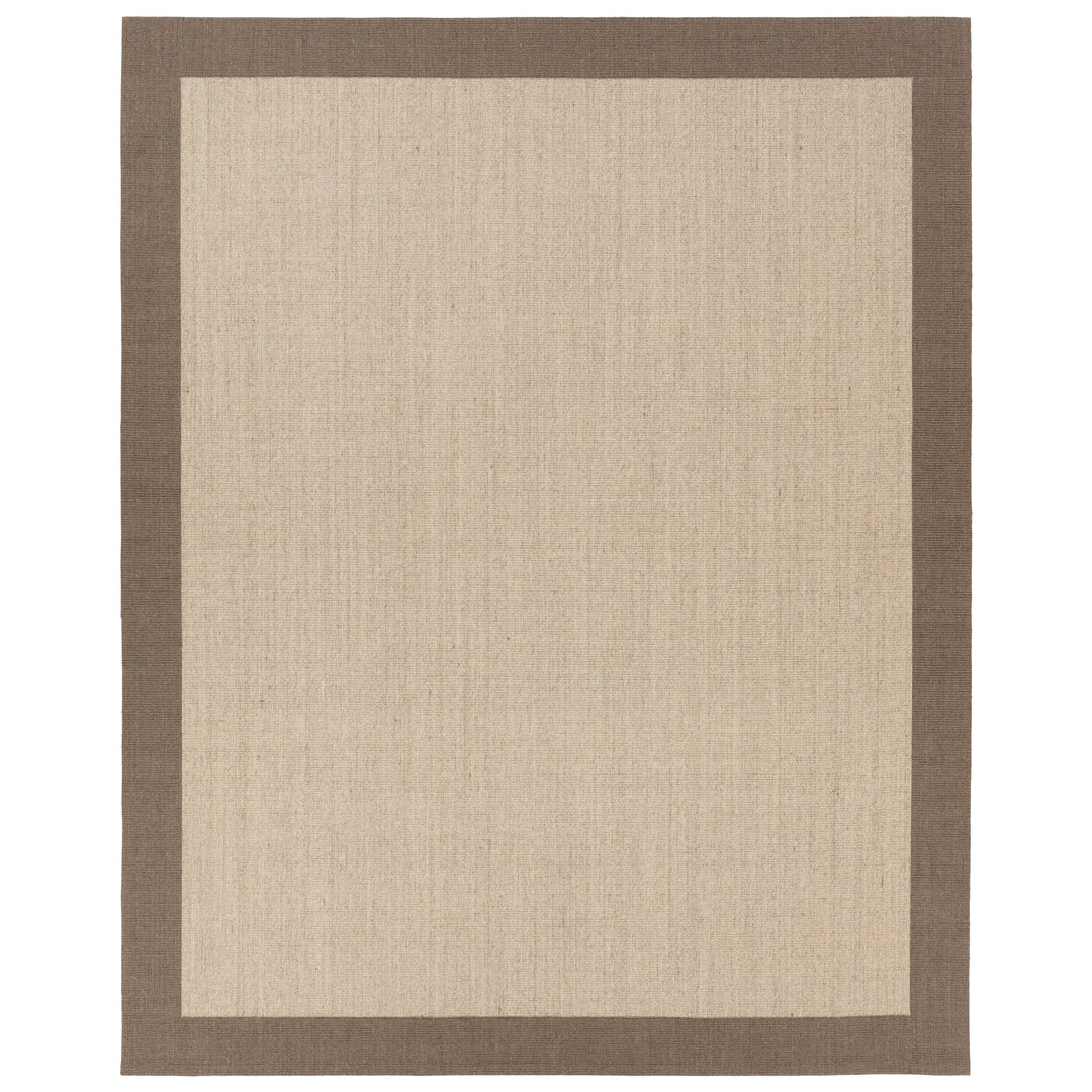 Jaipur Living Leyar Handmade Bordered Beige/Brown Area Rug (5'X8')