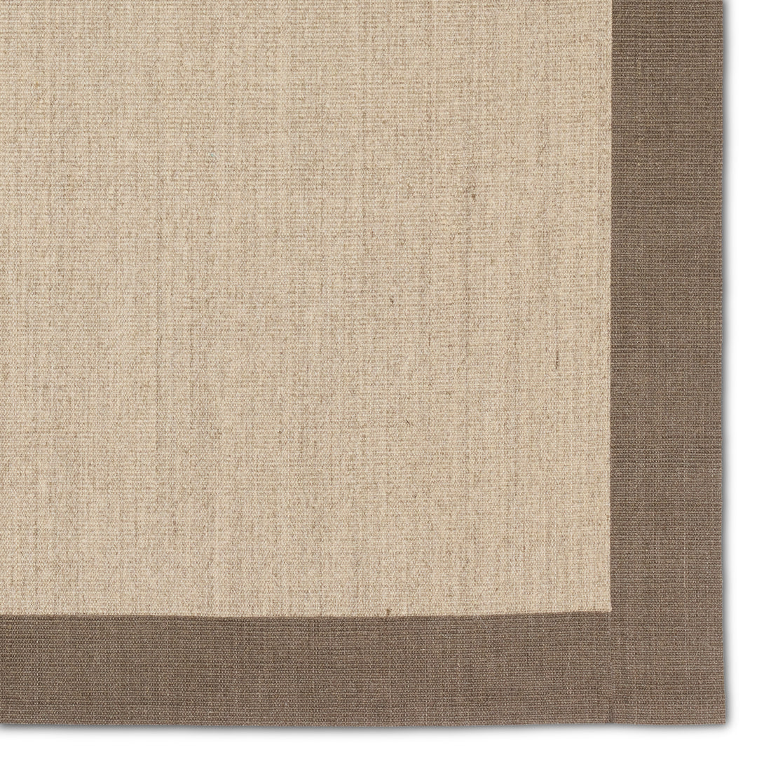 Jaipur Living Leyar Handmade Bordered Beige/Brown Area Rug (8'X10')