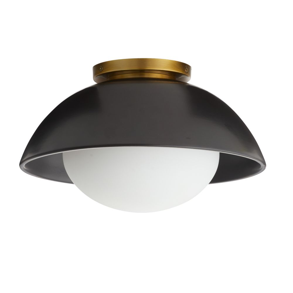 Flush Mounts Solenne Small Flush Mount - Black