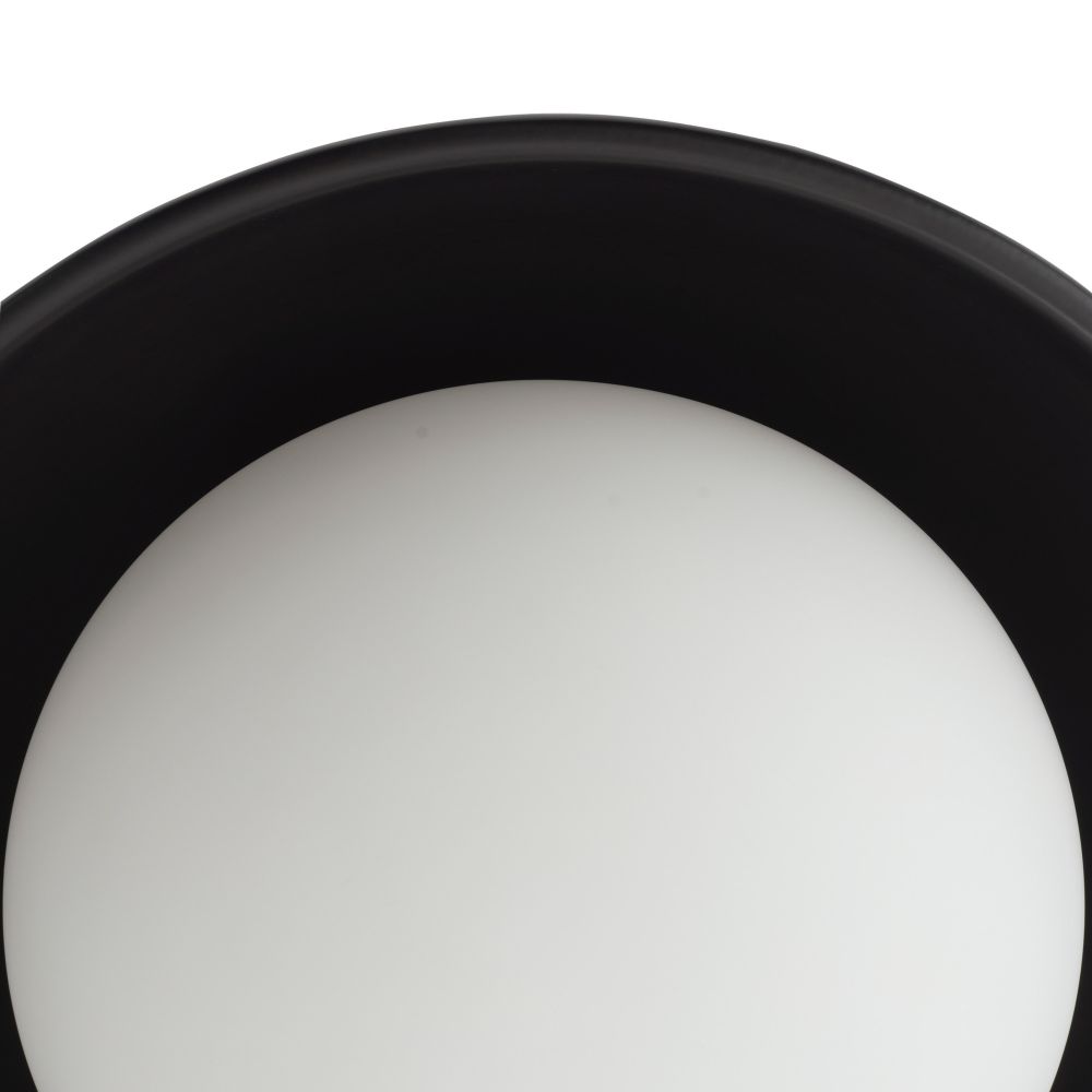 Solenne Small Flush Mount - Black