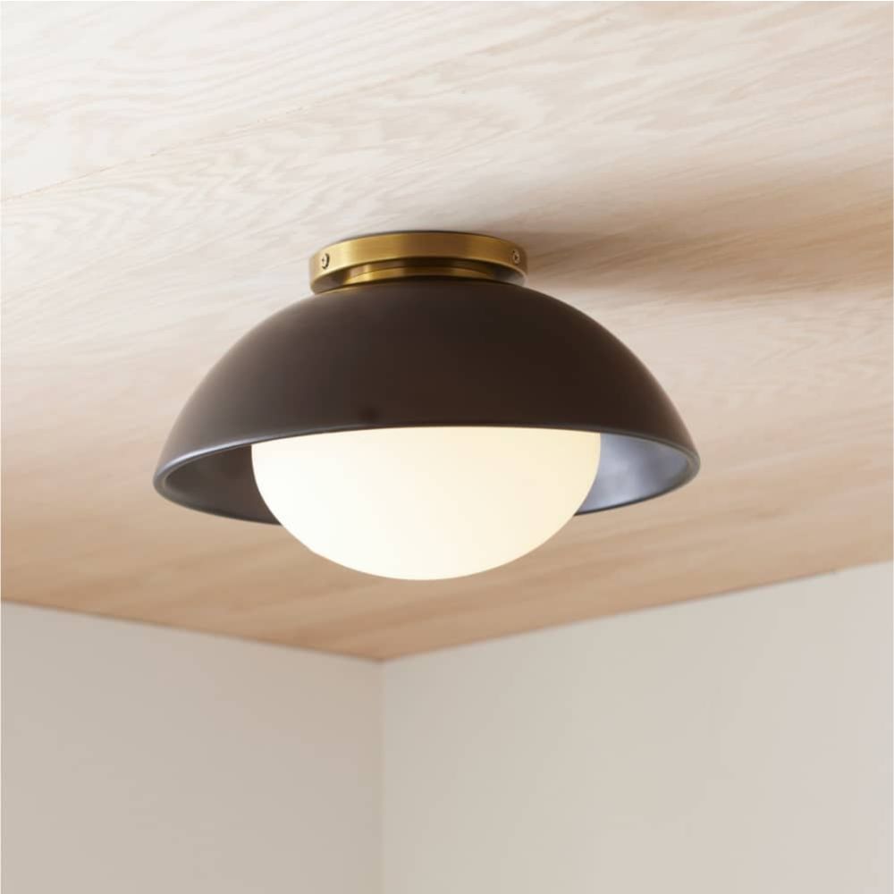 Flush Mounts Solenne Small Flush Mount - Black