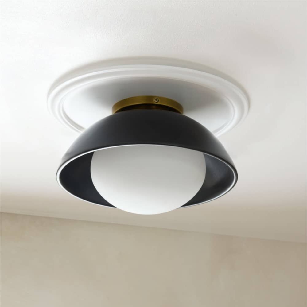 Flush Mounts Solenne Small Flush Mount - Black