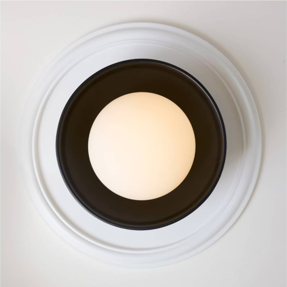 Solenne Small Flush Mount - Black