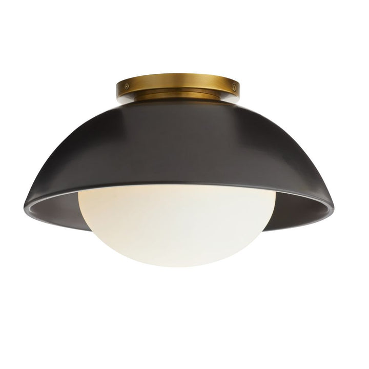 Solenne Small Flush Mount - Black